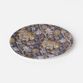 William Morris Wey Floral Wallpaper Papieren Bordje (Gekanteld)