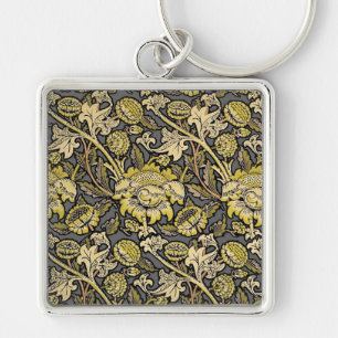 William Morris Wey Floral Wallpaper Sleutelhanger