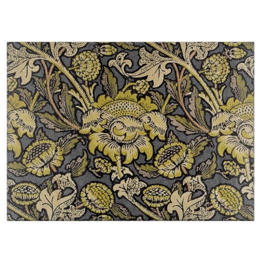 William Morris Wey Floral Wallpaper Snijplank (Voorkant)