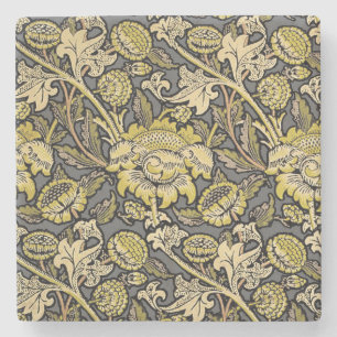 William Morris Wey Floral Wallpaper Stenen Onderzetter