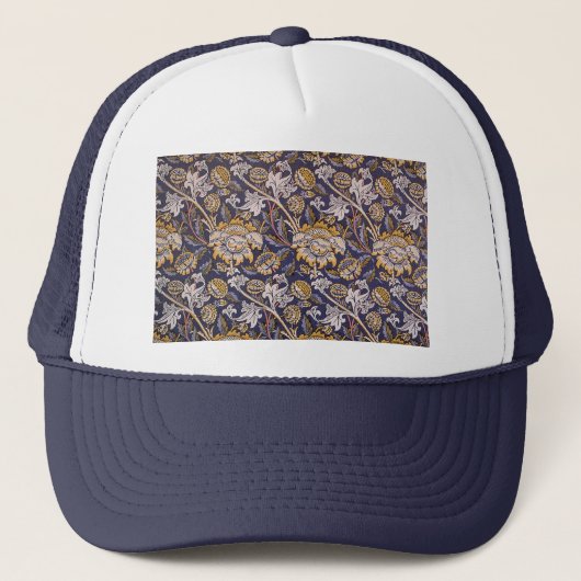 William Morris Wey Floral Wallpaper Trucker Pet (Voorkant)