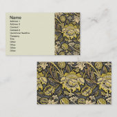 William Morris Wey Floral Wallpaper Visitekaartje (Voorkant / Achterkant)