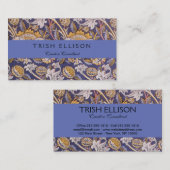 William Morris Wey Floral Wallpaper Visitekaartje (Voorkant / Achterkant)