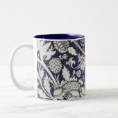 william morris wey tweekleurige koffiemok (Links)