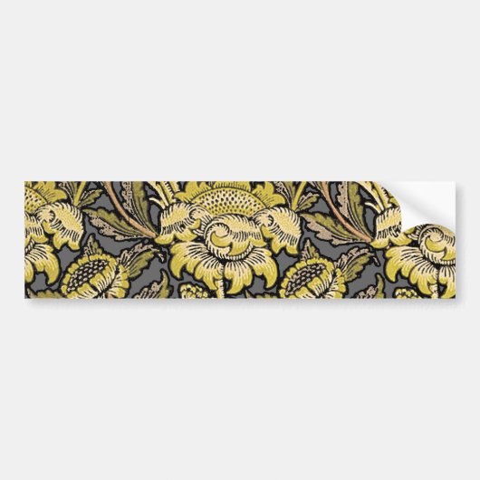 William Morris Wey Wallpaper Floral Bumpersticker (Voorkant)