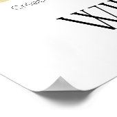 William Morris  White Wildflower Branch Poster (Hoek)