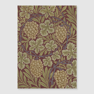 William Morris Wijnstok Druivenrood Groene Kunst