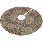 William Morris Wijnstok Druivenrood Groene Kunst Kerstboom Rok (Gekanteld)