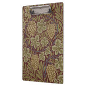William Morris Wijnstok Druivenrood Groene Kunst Klembord (Links)