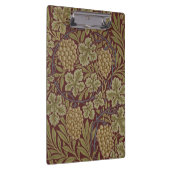 William Morris Wijnstok Druivenrood Groene Kunst Klembord (Rechts)