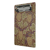 William Morris Wijnstok Druivenrood Groene Kunst Mini Klembord (Angled2)