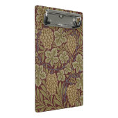 William Morris Wijnstok Druivenrood Groene Kunst Mini Klembord (Schuin)