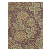 William Morris Wijnstok Druivenrood Groene Kunst Tafelkleed (Voorkant)