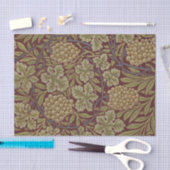 William Morris Wijnstok Druivenrood Groene Kunst Tissuepapier (Craft)