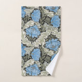 William Morris Wild Blue Poppies Bad Handdoek (Handdoek)