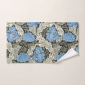 William Morris Wild Blue Poppies Bad Handdoek (Handdoek)