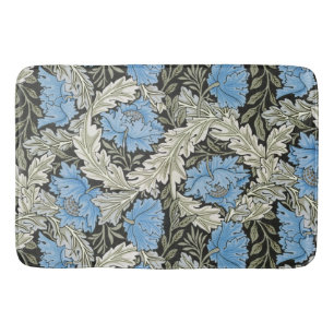 William Morris Wild Blue Poppies Badmat
