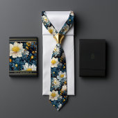 William Morris Wild Marguerite Floral Stropdas