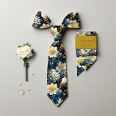 William Morris Wild Marguerite Floral Stropdas