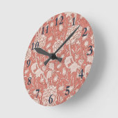 William Morris Wild Tuilip Engels Floral Design Ronde Klok (Hoek)