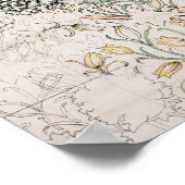 William Morris, Wild Tulip 1884 Poster (Hoek)