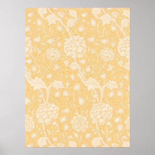 William Morris Wild Tulip Art and Crafts Print (Voorkant)