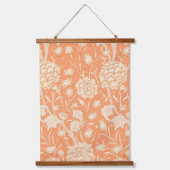 William Morris Wild Tulip beroemd patroon Hangend Wandkleed (Voorkant)