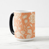 William Morris Wild Tulip beroemd patroon Magische Mok (Voorkant links)