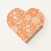 William Morris Wild Tulip beroemd patroon Notitieboek (Achterkant)