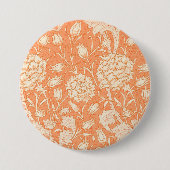 William Morris Wild Tulip beroemd patroon Ronde Button 7,6 Cm (Voorkant)