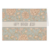 William Morris Wild Tulip Bloemen Ontwerp (Voorkant Horizontaal)