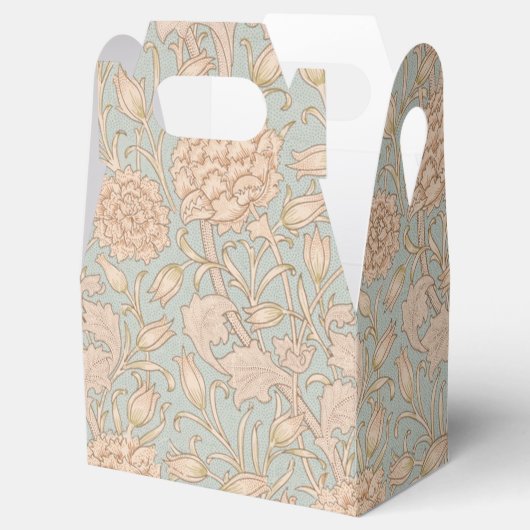 William Morris Wild Tulip Bloemen Ontwerp Bedankdoosjes (Geopend)