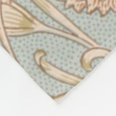 William Morris Wild Tulip Bloemen Ontwerp Fleece Deken (Hoek)