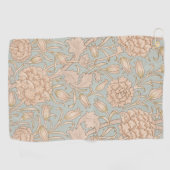 William Morris Wild Tulip Bloemen Ontwerp Golfhanddoek (Horizontaal)
