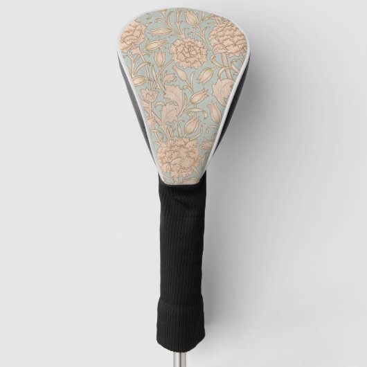 William Morris Wild Tulip Bloemen Ontwerp Golfheadcover (Voorkant)