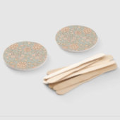 William Morris Wild Tulip Bloemen Ontwerp Handwaaier (Niet-gemonteerd)