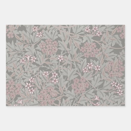 William Morris Wild Tulip Bloemen Ontwerp Inpakpapier Vel (Voorkant 3)