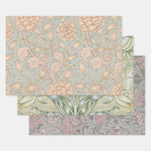 William Morris Wild Tulip Bloemen Ontwerp Inpakpapier Vel