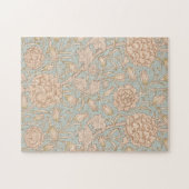 William Morris Wild Tulip Bloemen Ontwerp Legpuzzel (Horizontaal)