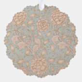 William Morris Wild Tulip Bloemen Ontwerp Ornament Kaart (Achterkant)