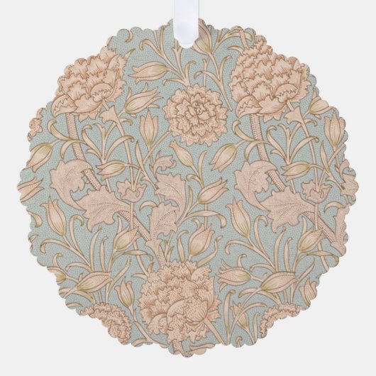 William Morris Wild Tulip Bloemen Ontwerp Ornament Kaart (Voorkant)