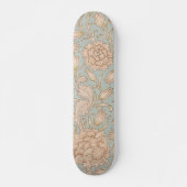 William Morris Wild Tulip Bloemen Ontwerp Persoonlijk Skateboard (Voorkant)