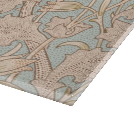 William Morris Wild Tulip Bloemen Ontwerp Snijplank (Hoek)