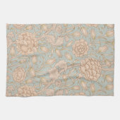 William Morris Wild Tulip Bloemen Ontwerp Theedoek (Horizontaal)