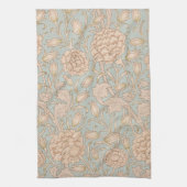 William Morris Wild Tulip Bloemen Ontwerp Theedoek (Verticaal)