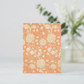 William Morris Wild Tulip Bloempatroon Briefkaart (Staand voorkant)