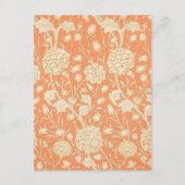 William Morris Wild Tulip Bloempatroon Briefkaart (Voorkant)