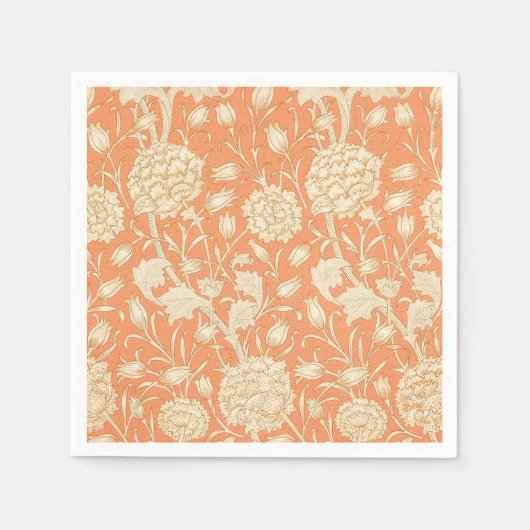 William Morris Wild Tulip  Bloempatroon Servet (Voorkant)