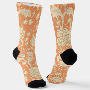 William Morris Wild Tulip Bloempatroon Sokken