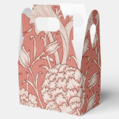 William Morris Wild Tulip Classic Victoriaans ontw Bedankdoosjes (Geopend)